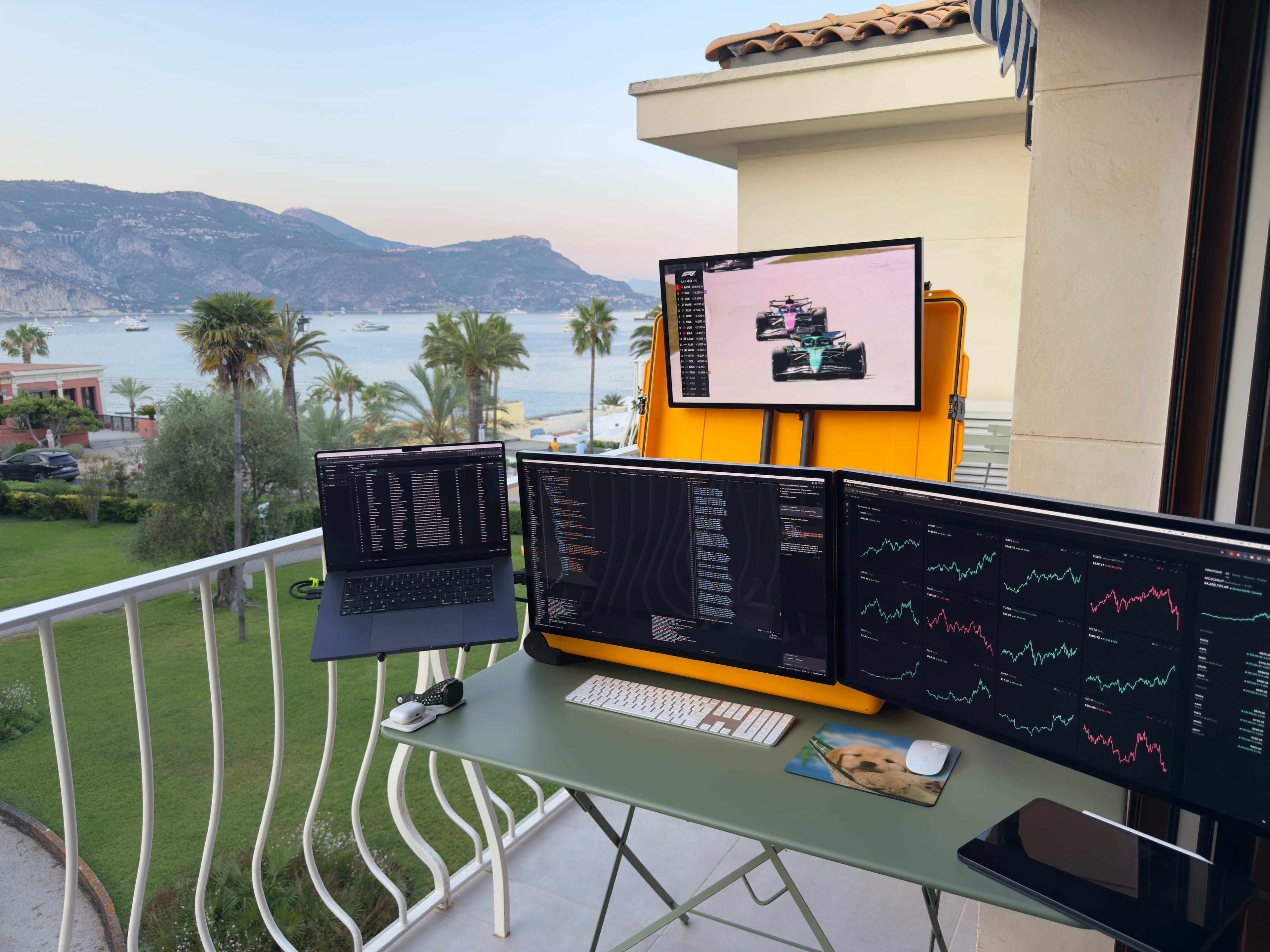 Megadesk monitor setup